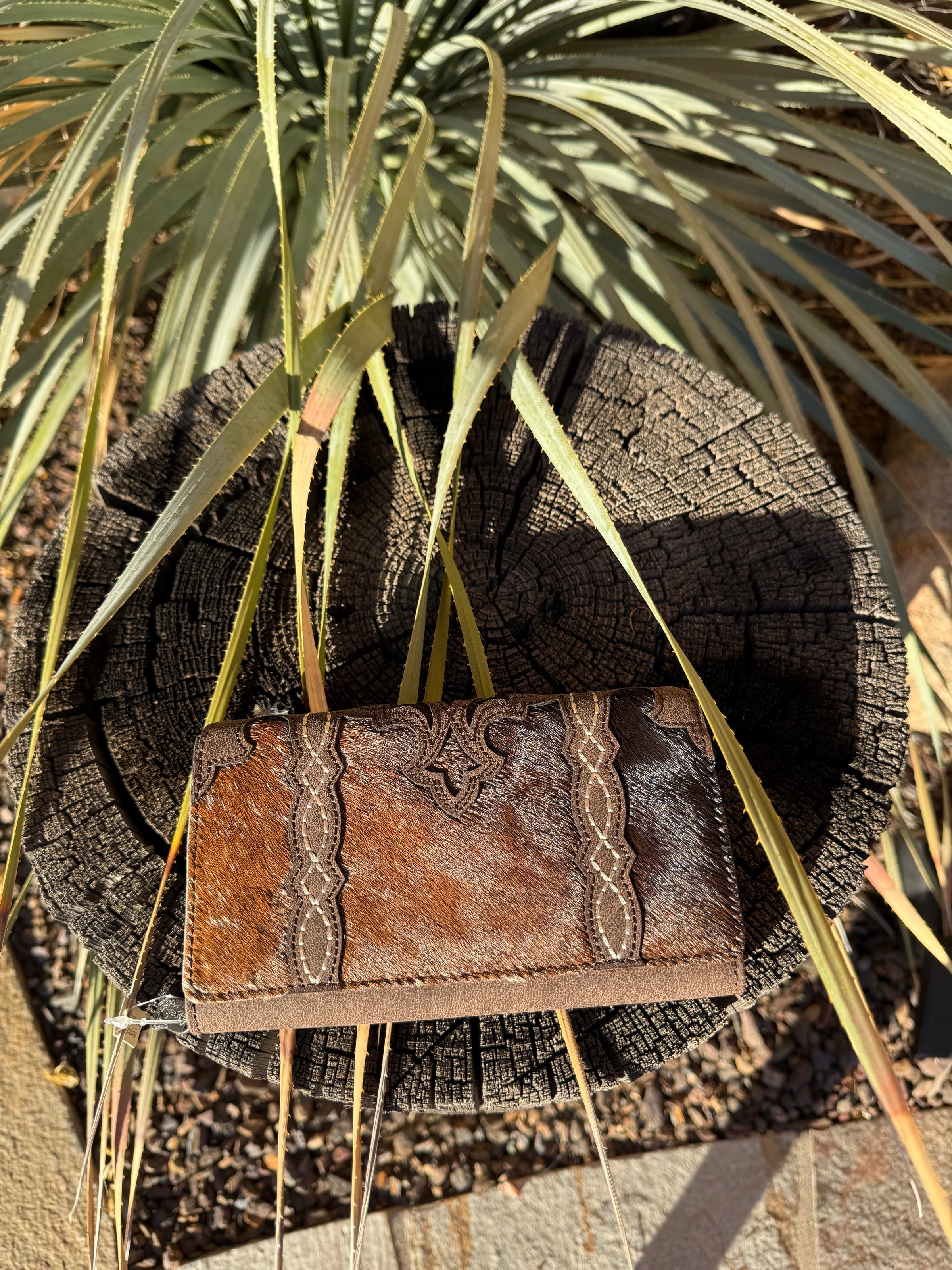 Trinity Ranch cowhide wallet