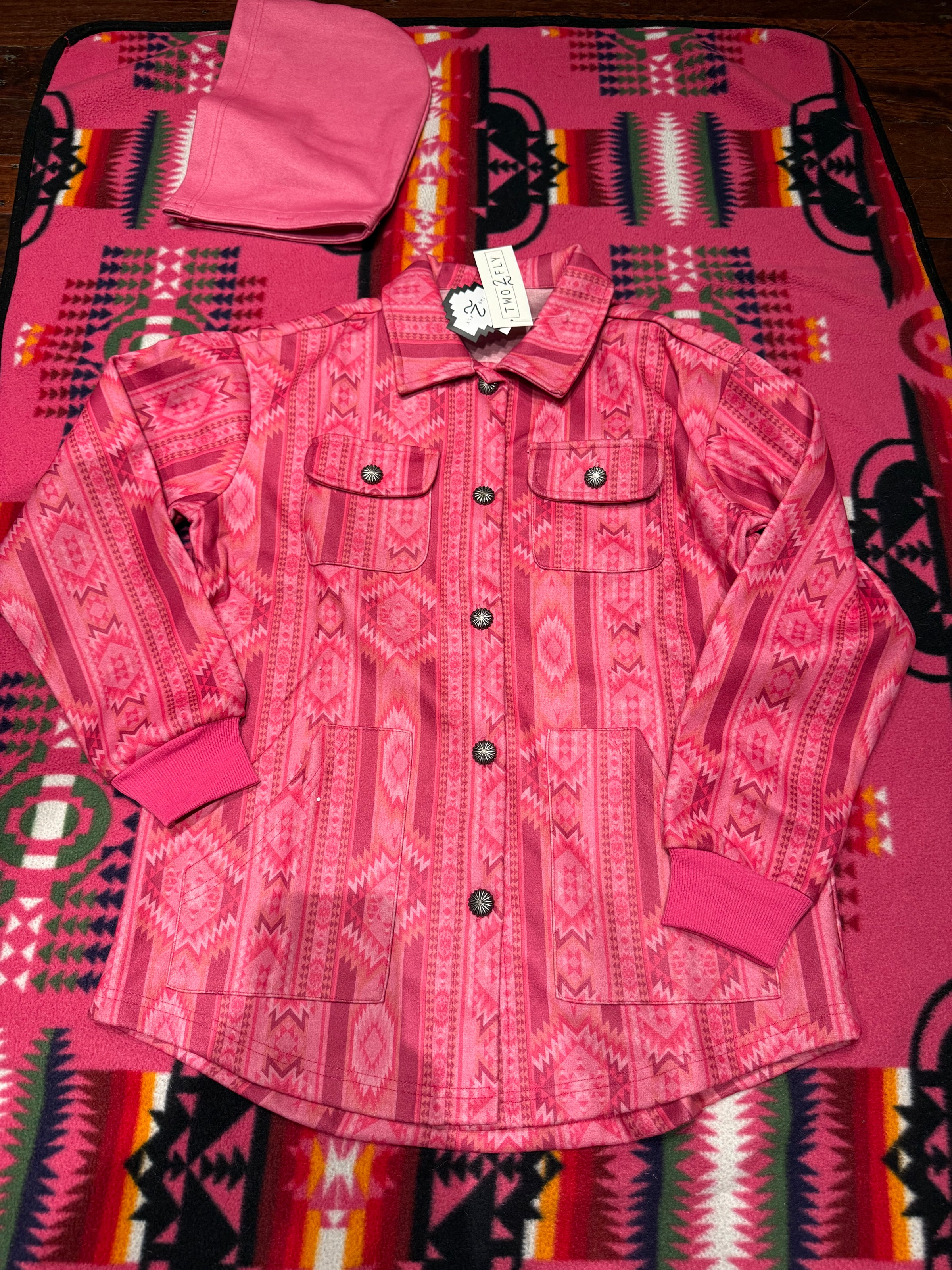 S/M hooded SHACKET