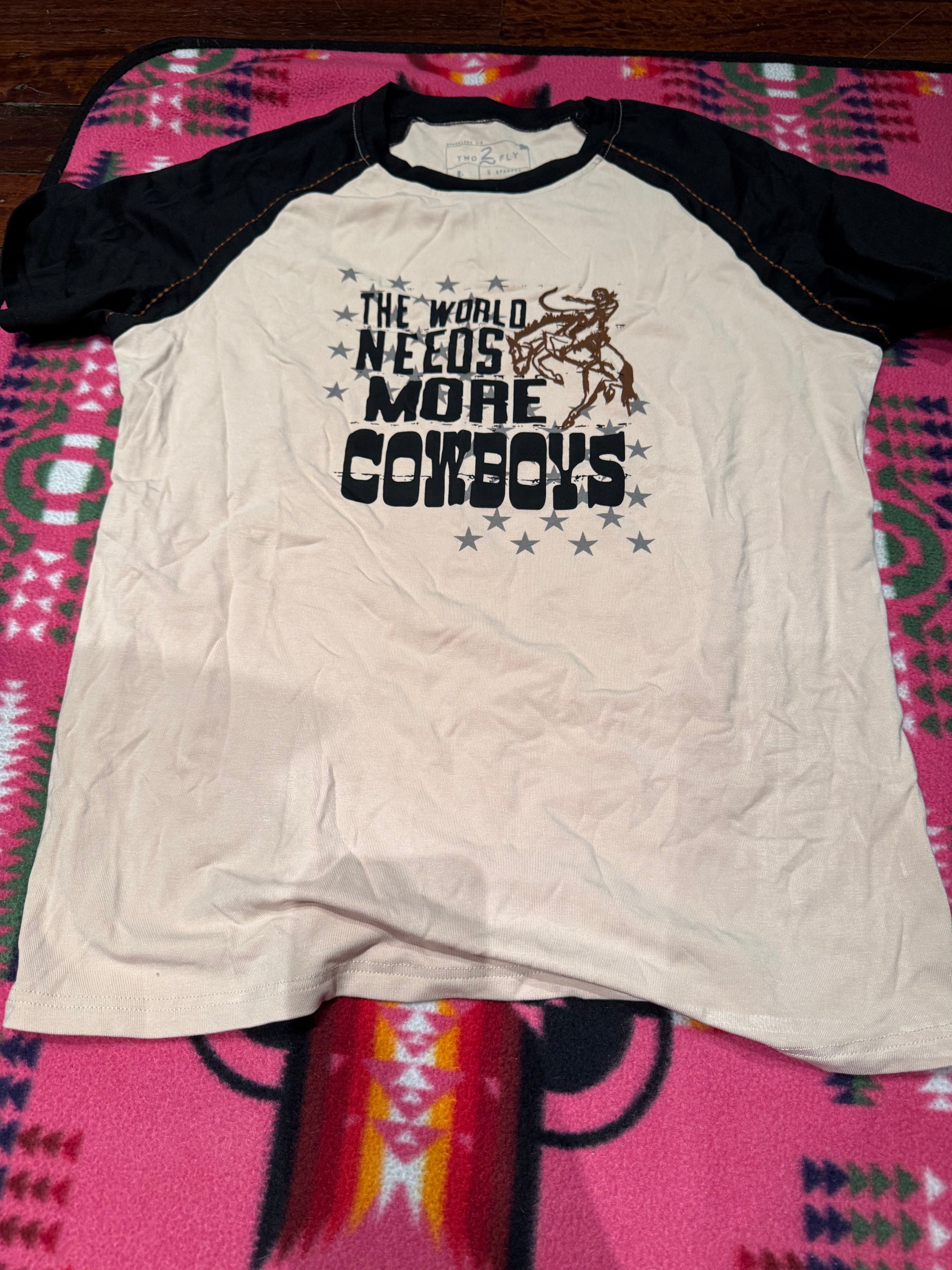 L Cowboy tee