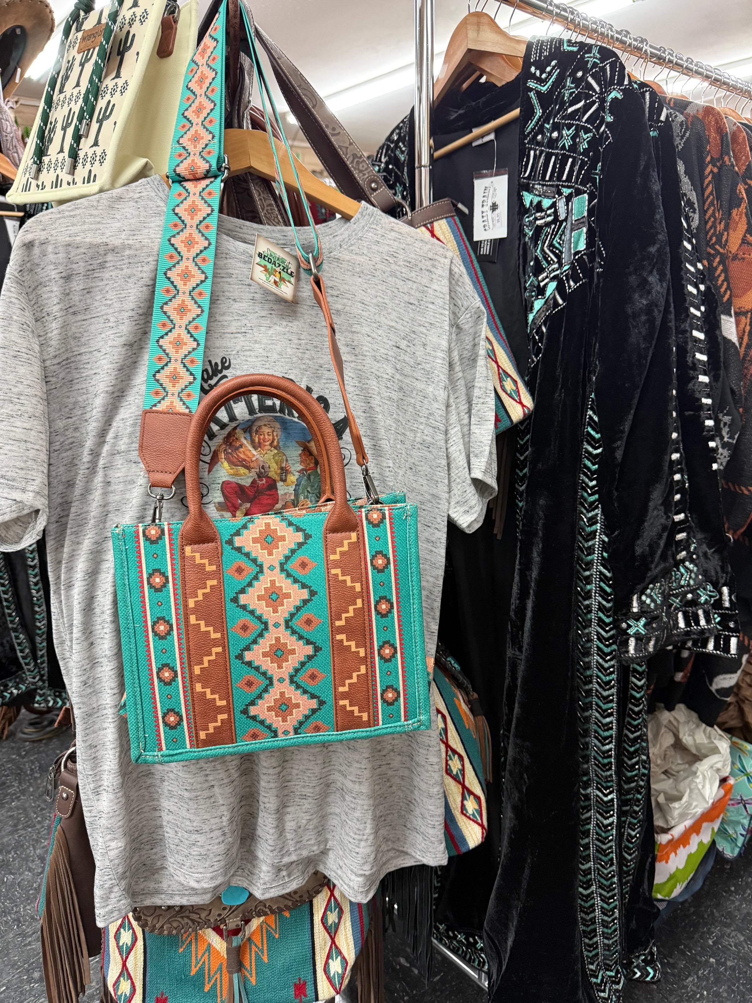 Wrangler Southwest purse tote
