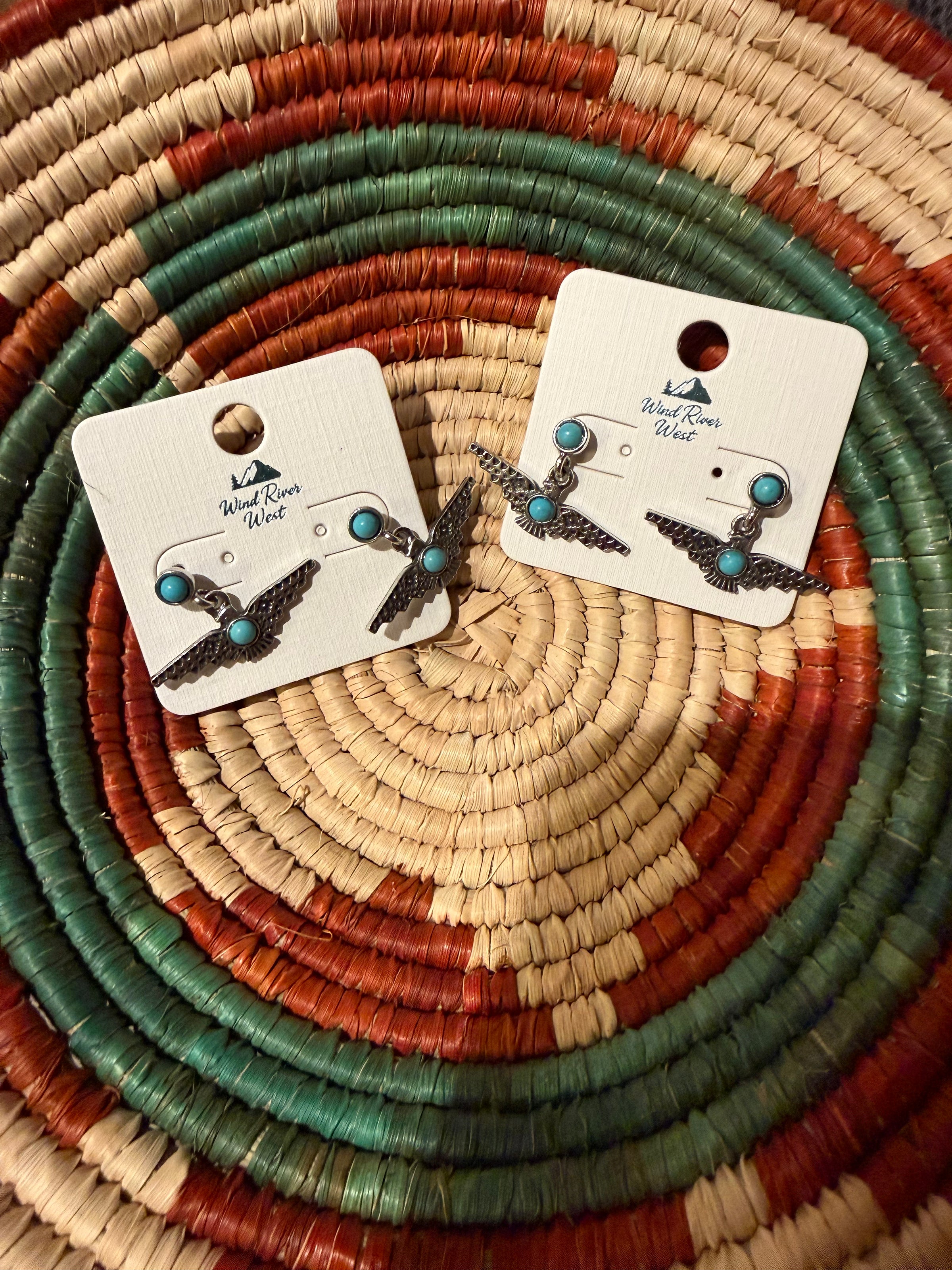 Western T.bird Earrings
