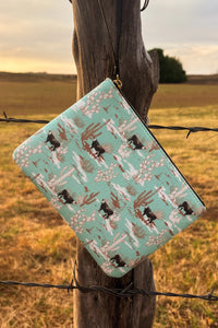 Blu desert cosmetic misc BAG