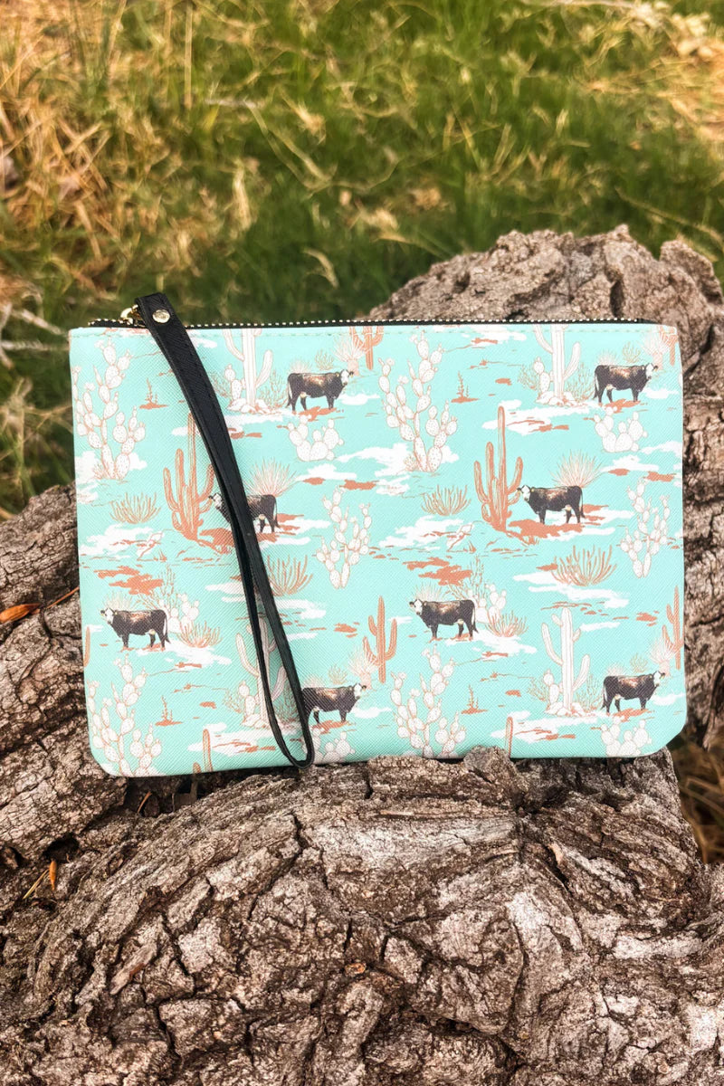 Blu desert cosmetic misc BAG