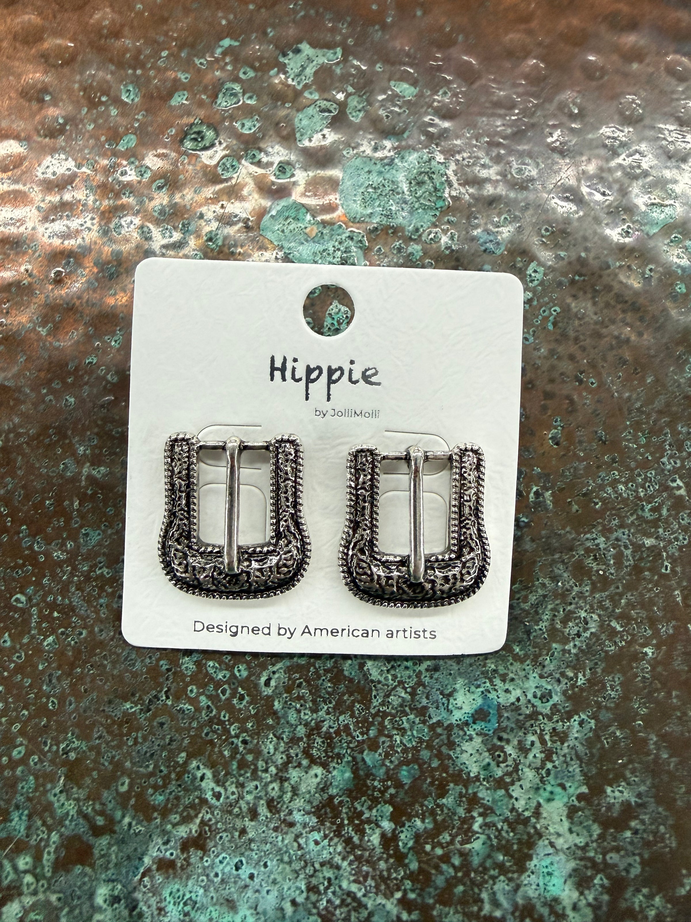 Buckle earrings