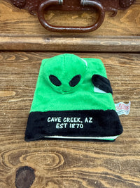 Plush alien notebook with paper