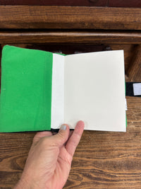 Plush alien notebook with paper