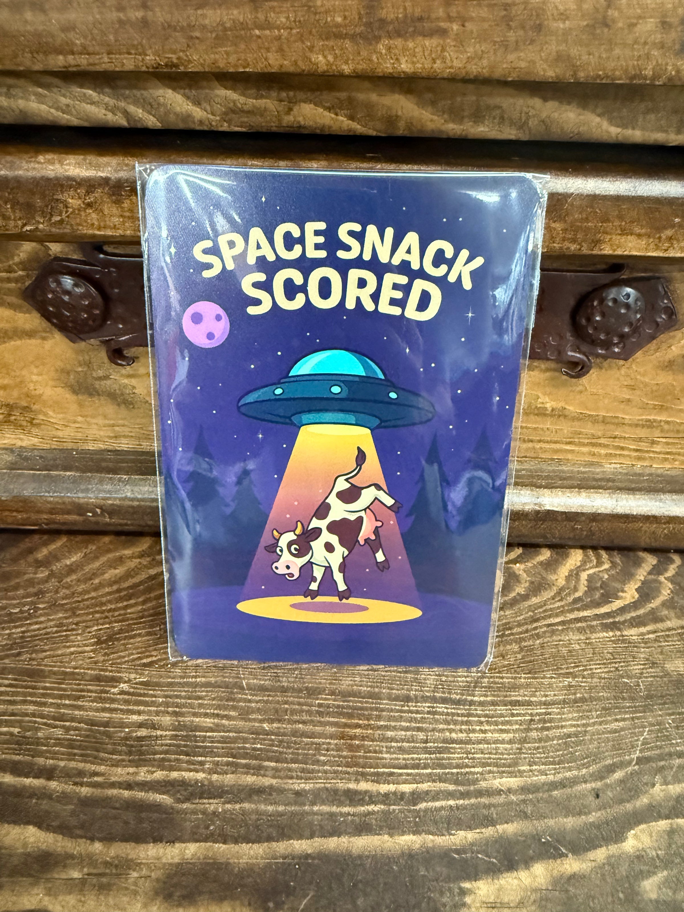 Alien metal Postcard