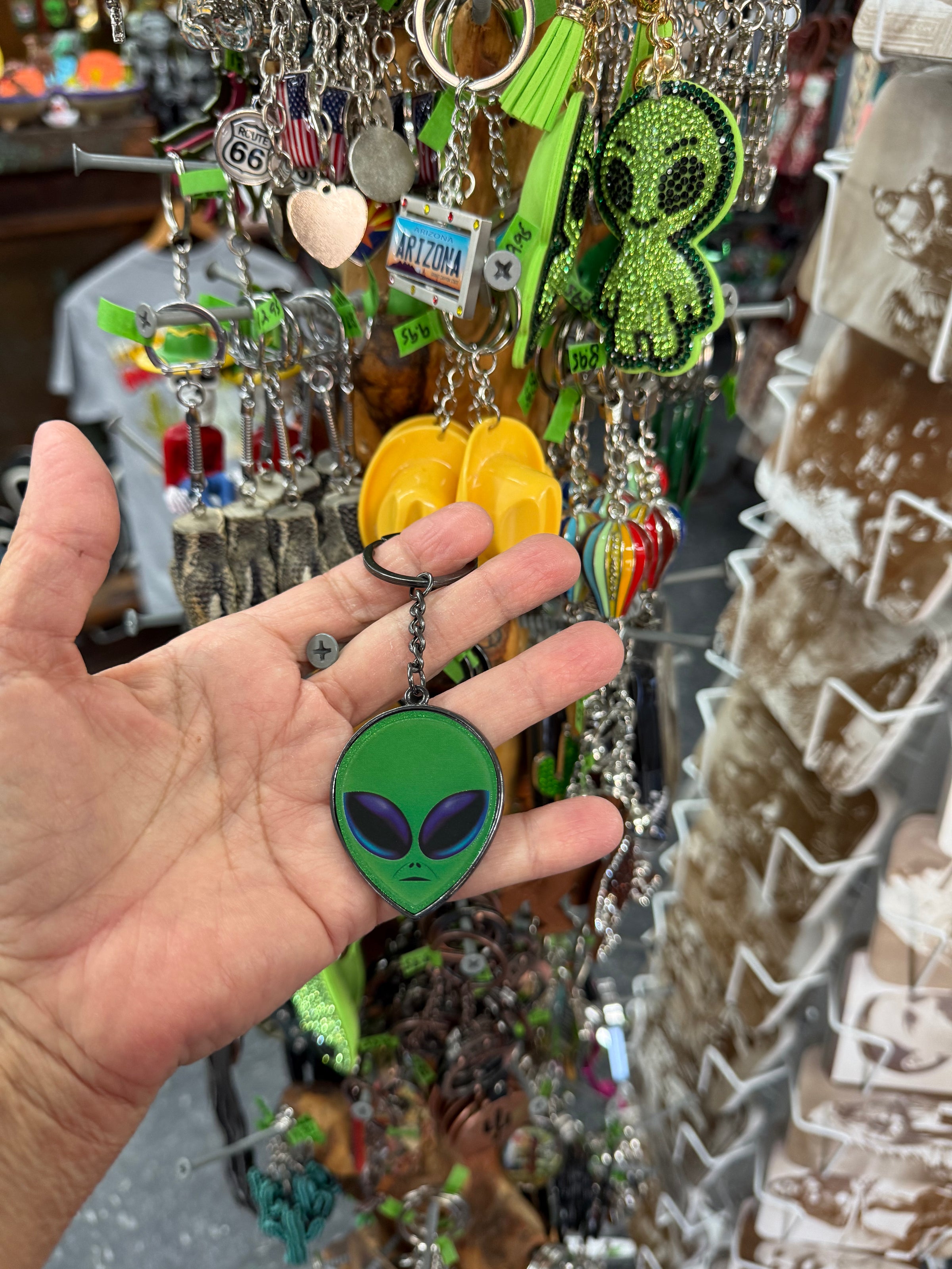 Alien  keychain
