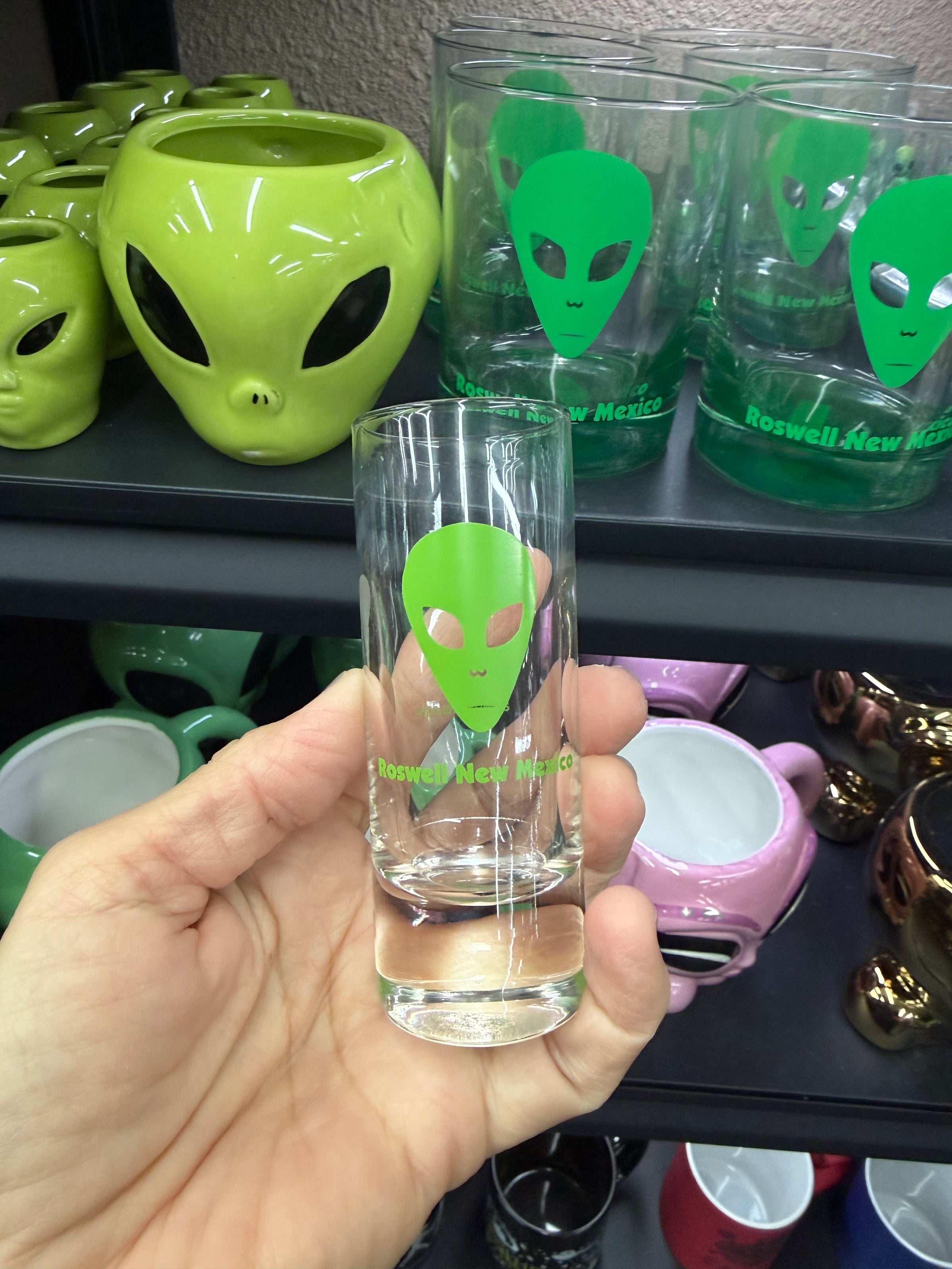 Alien shot glass Tall