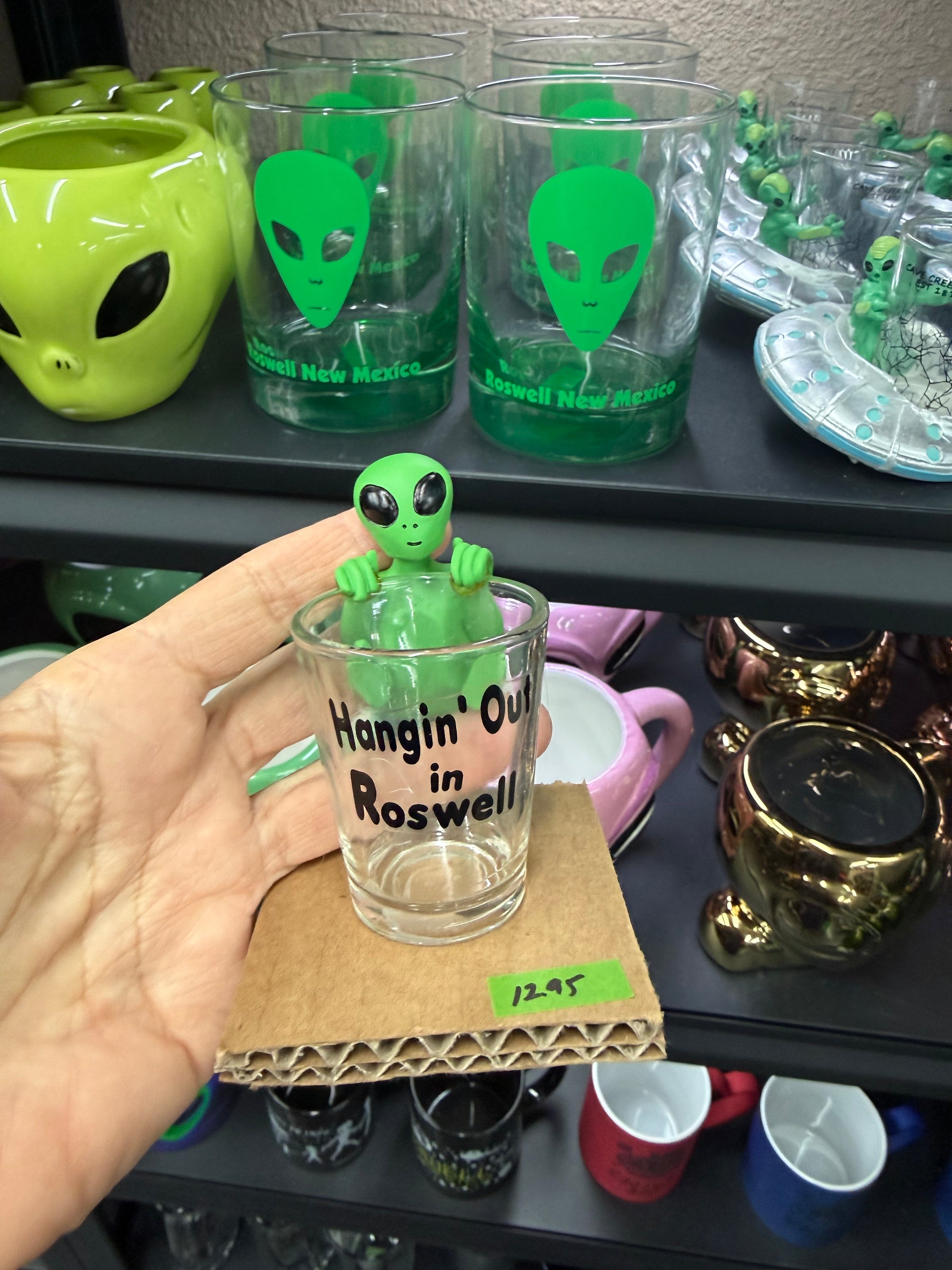 Alien shot glass