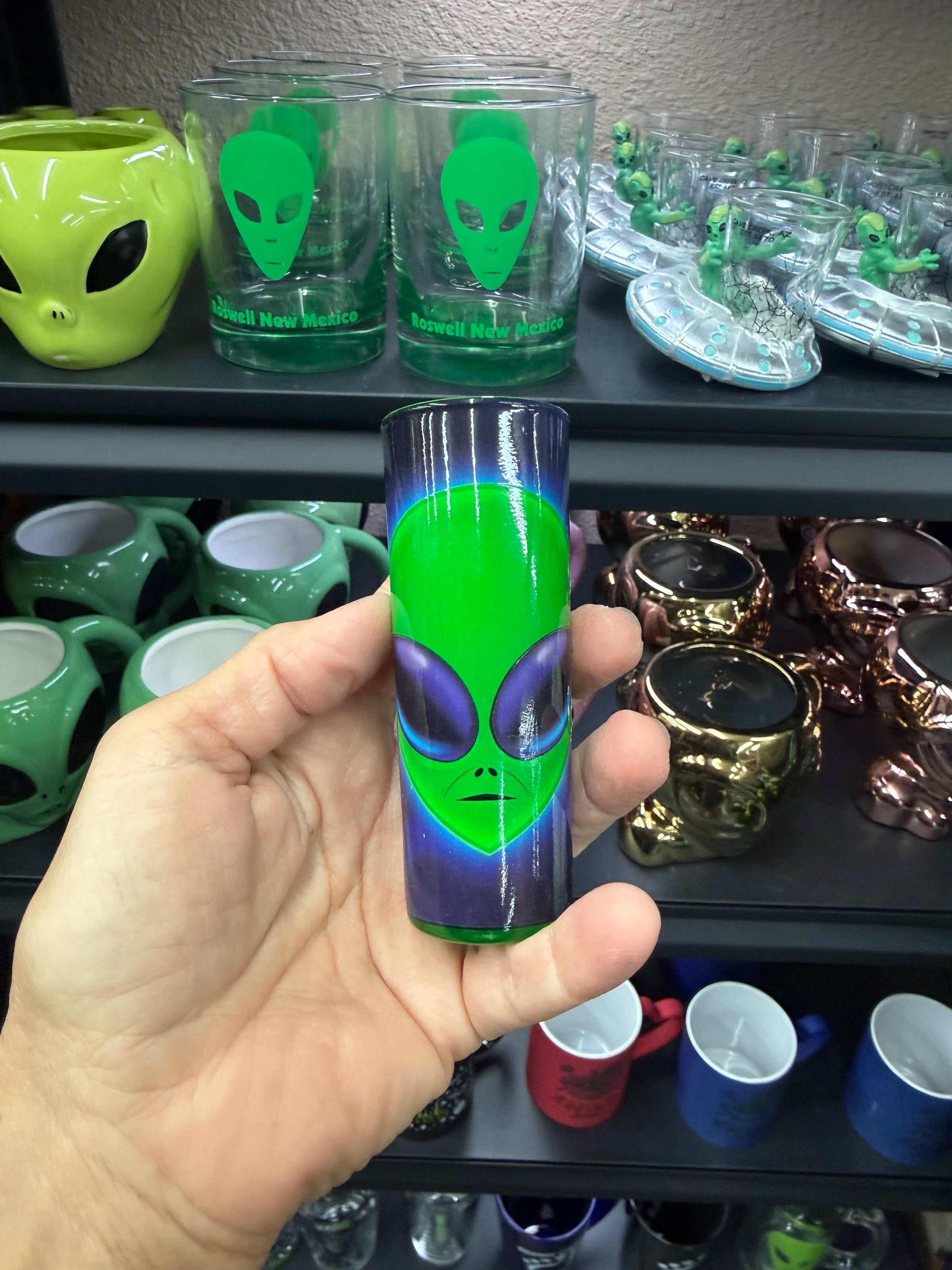 Alien shot glass Tall
