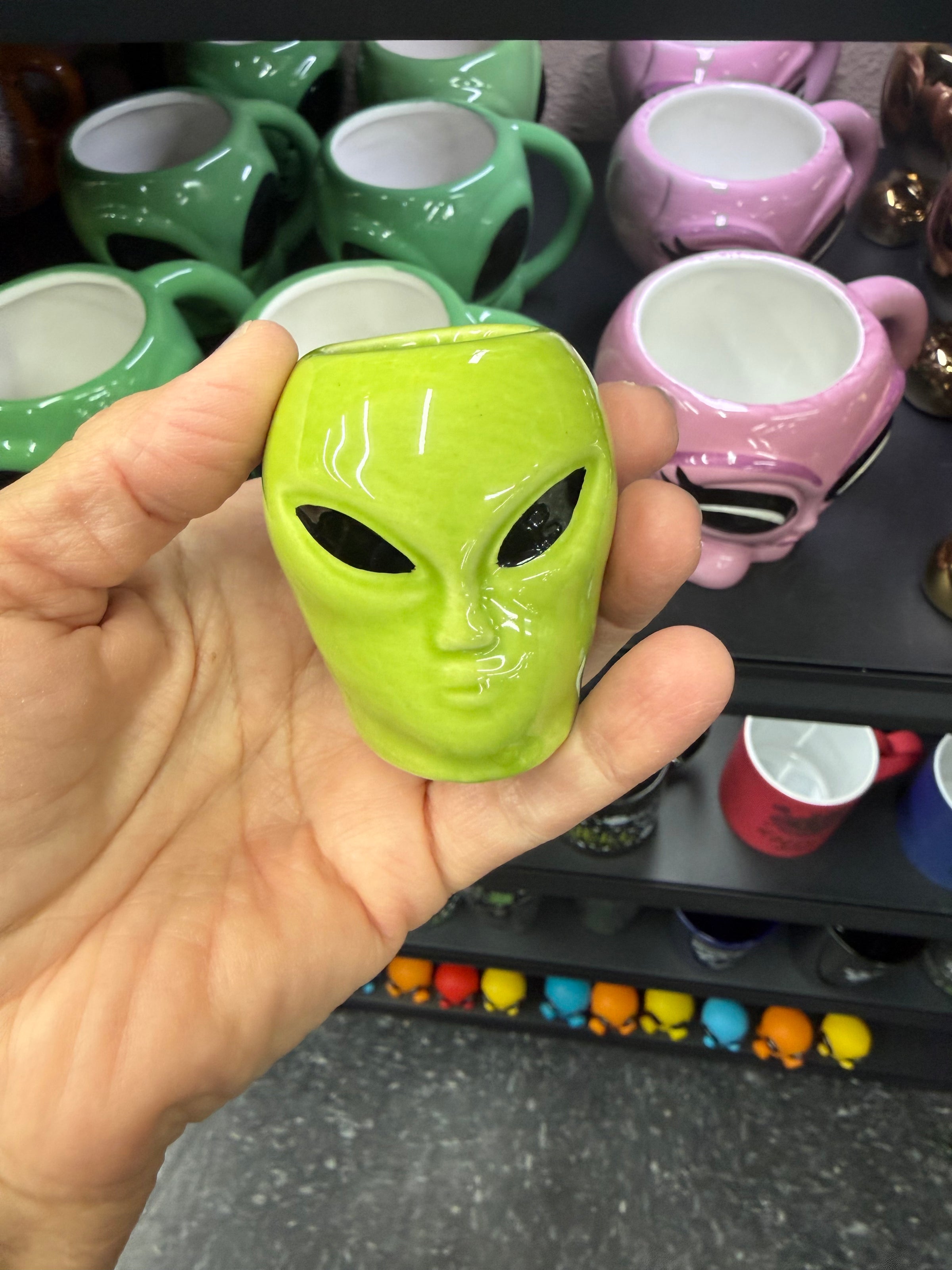 Alien shot glass
