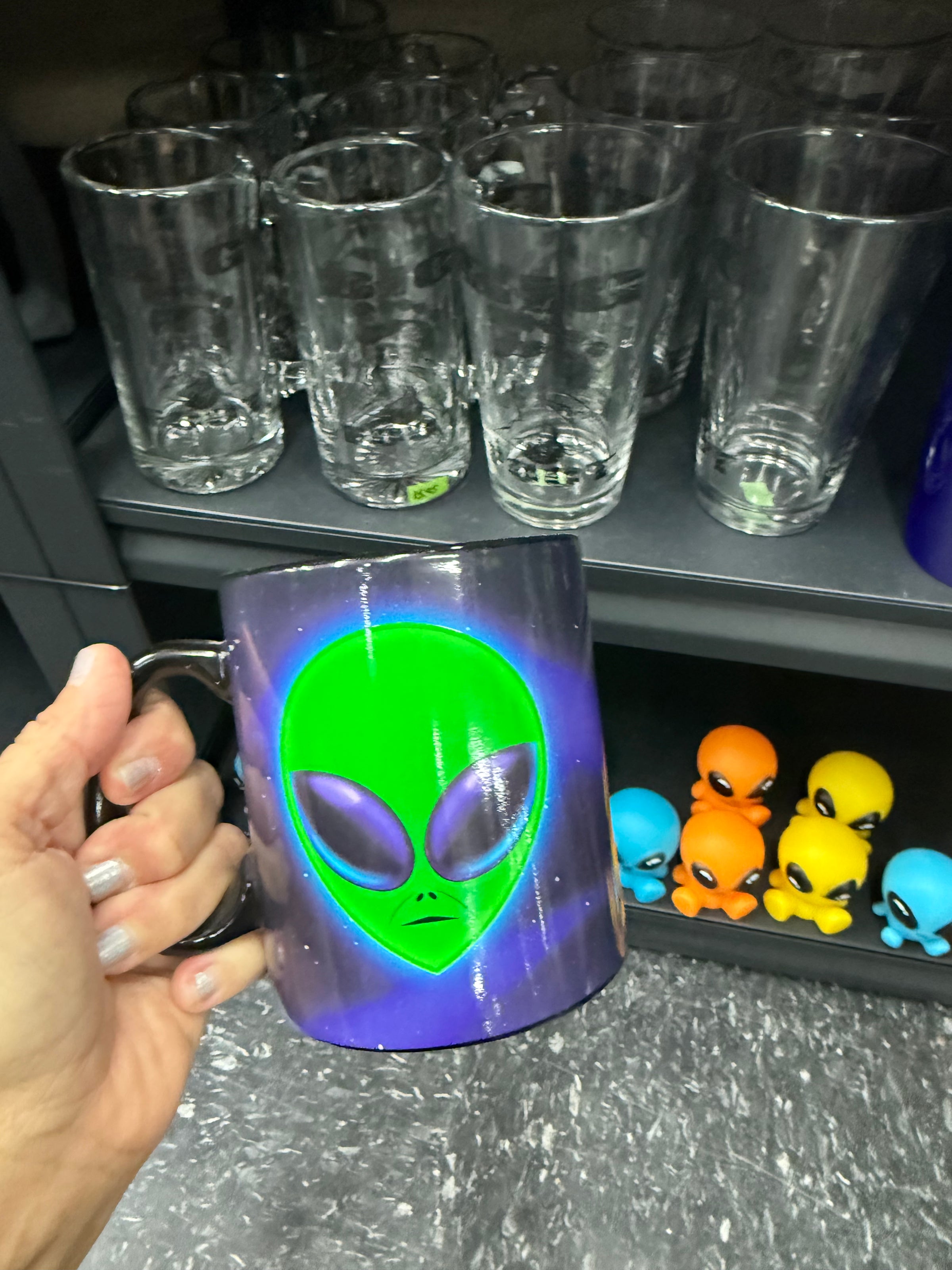 Alien coffee mug