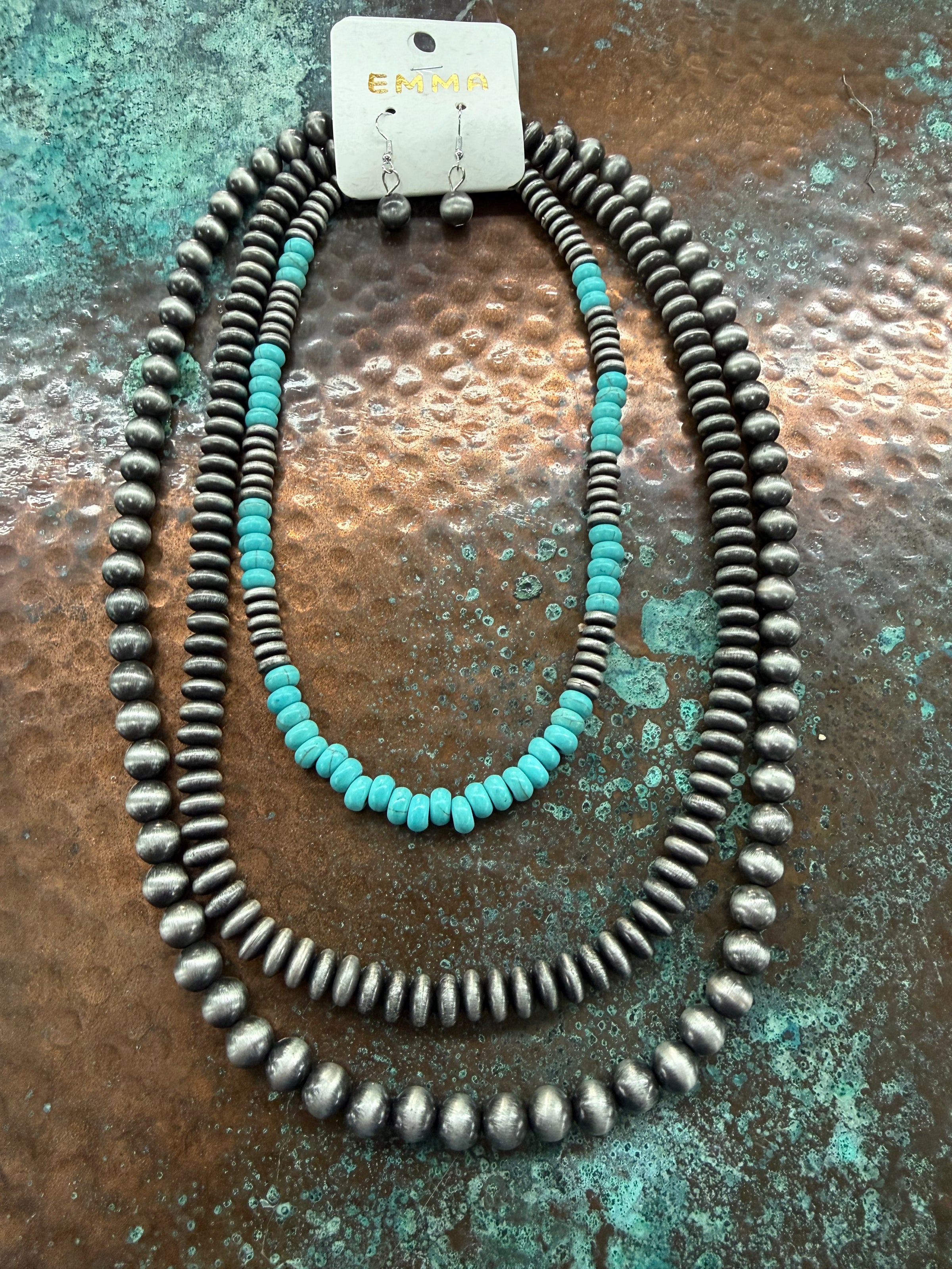 Southwestern Turquoise stone Necklace
