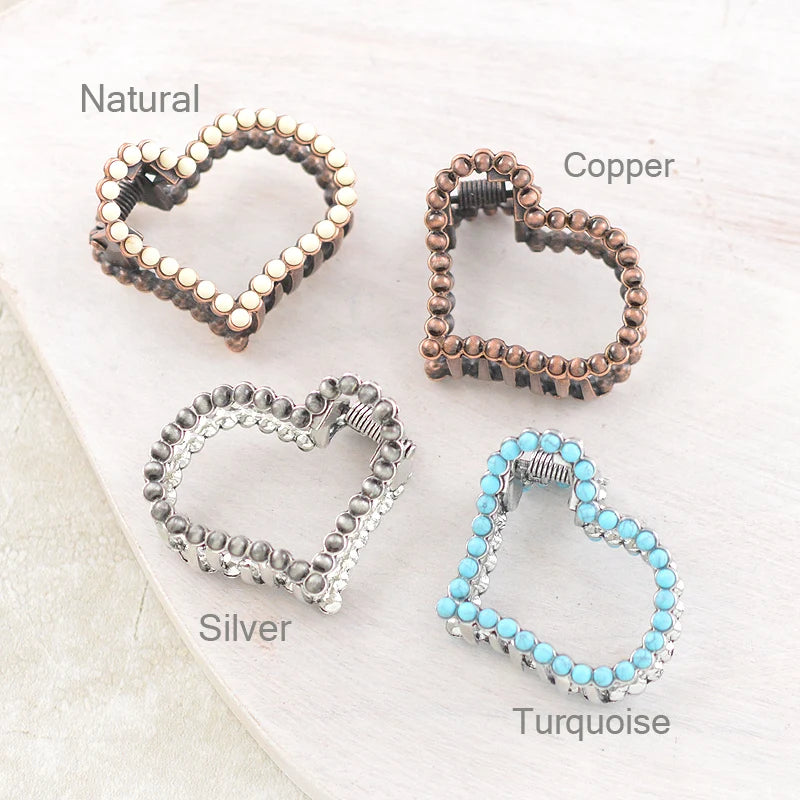 Heart Navajo Hair clip