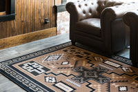 Double cross Sandman area rug