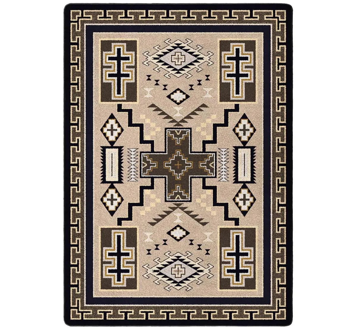 Double cross Sandman area rug