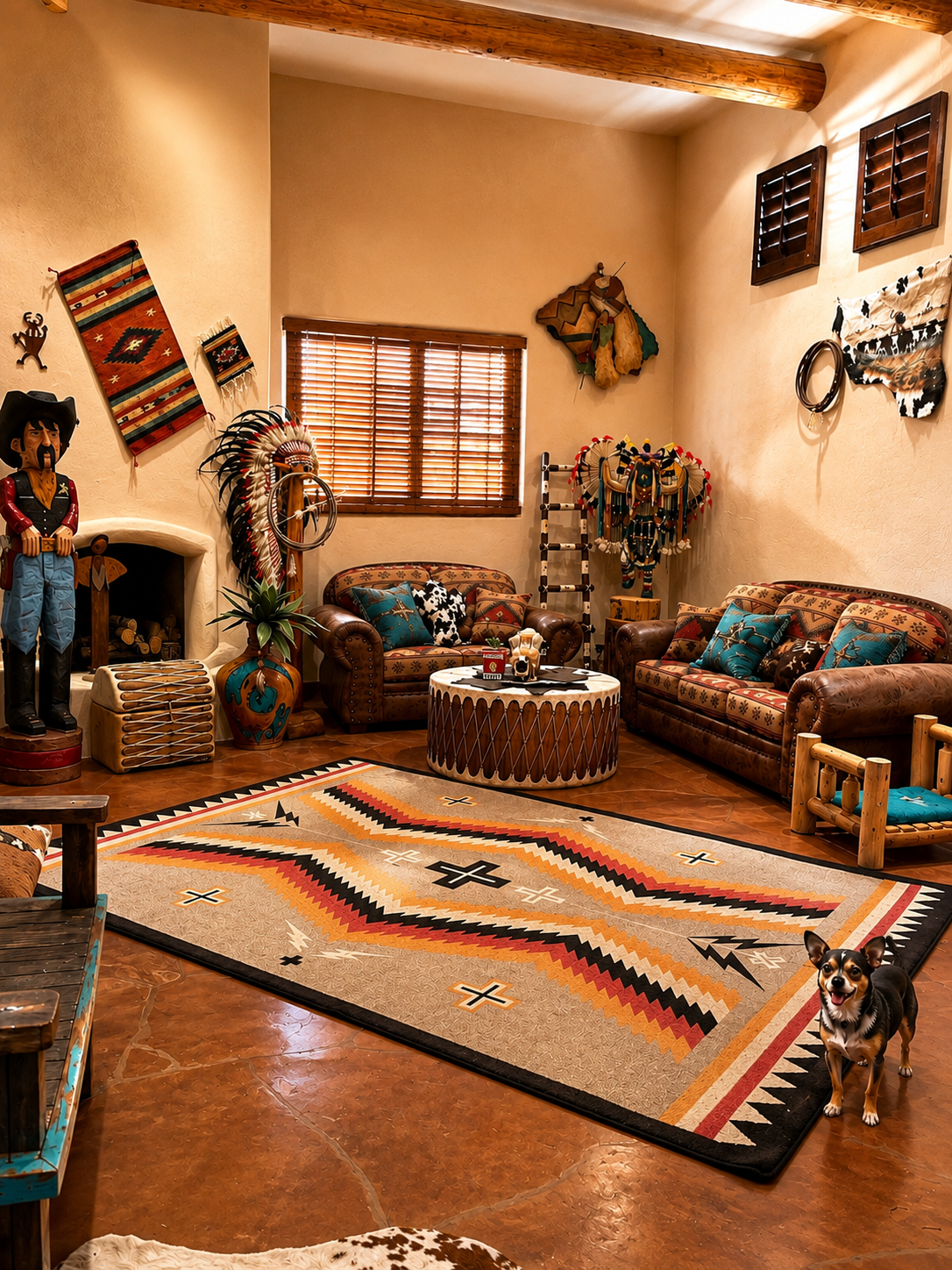 Fury peaks black frame area RUG