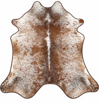 Non slip Premium Cowhide area rug  7’-7.7’