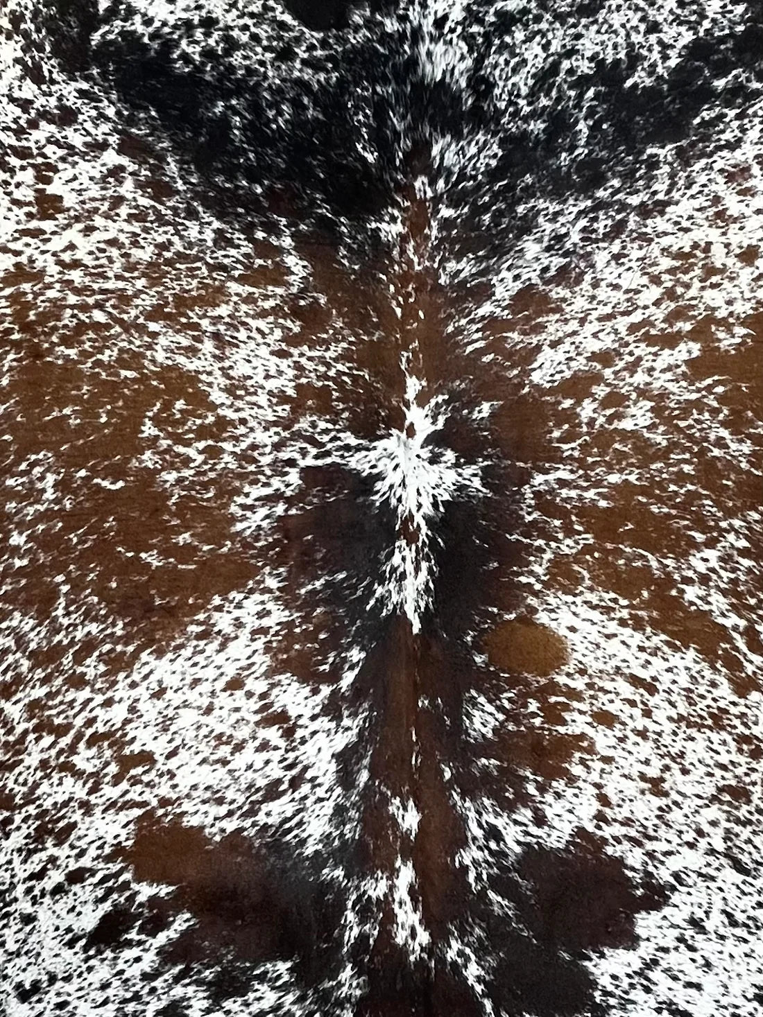 Non slip Premium Cowhide area rug  7.4’-6.8’