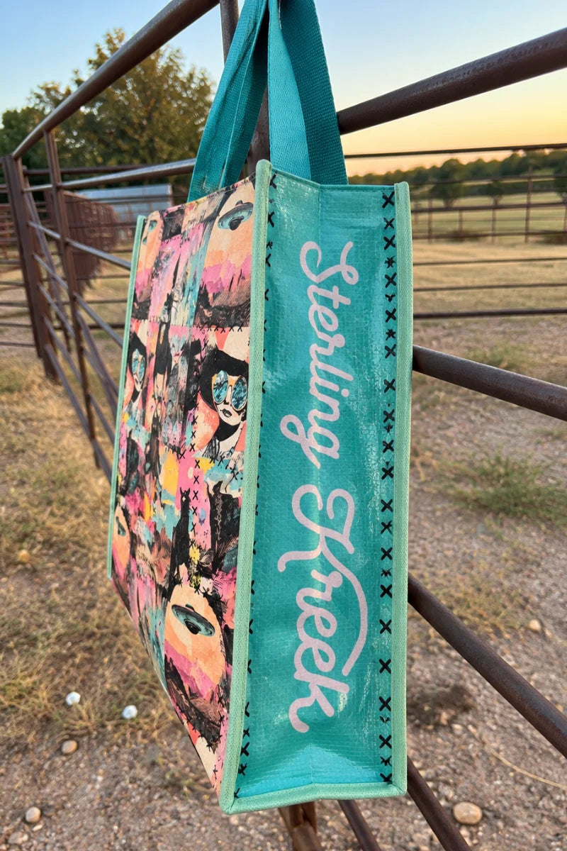 Small cosmic cowgirl TOTE BAG