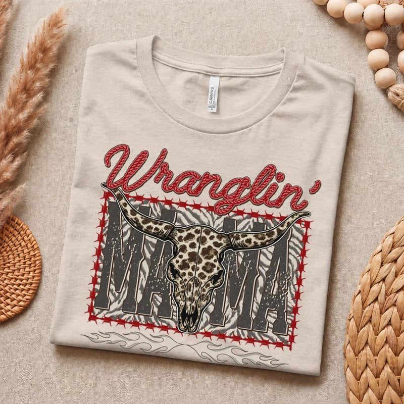 Wild Western Tee   Leopard Mama