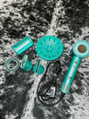 ((PRE ORDER))    Ranch Hand custom teal HAIR DRYER