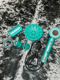 ((PRE ORDER))    Ranch Hand custom teal HAIR DRYER
