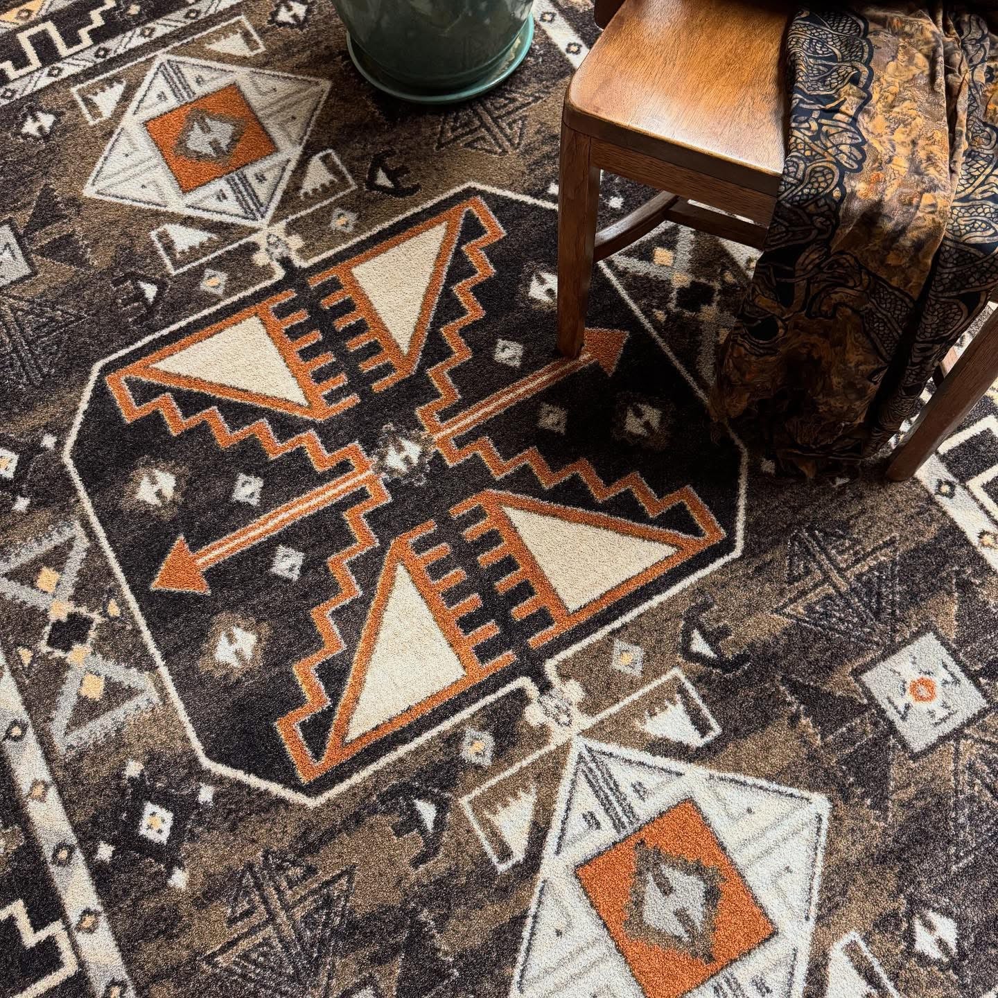 Copper Canyon coffee area RUG – Southwest Bedazzle