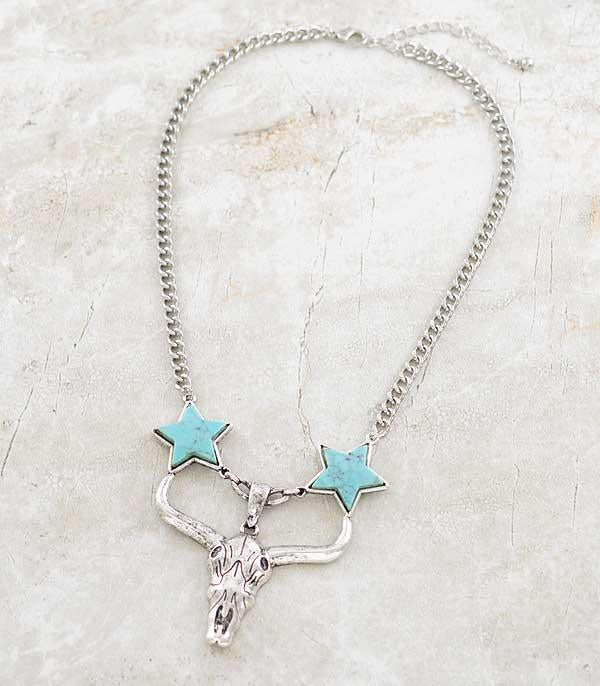 Western star necklace