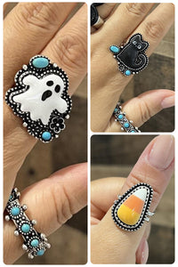 Haloween cuff style ring