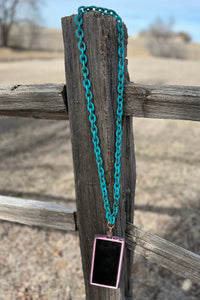 Turquoise attached at the hip chain
