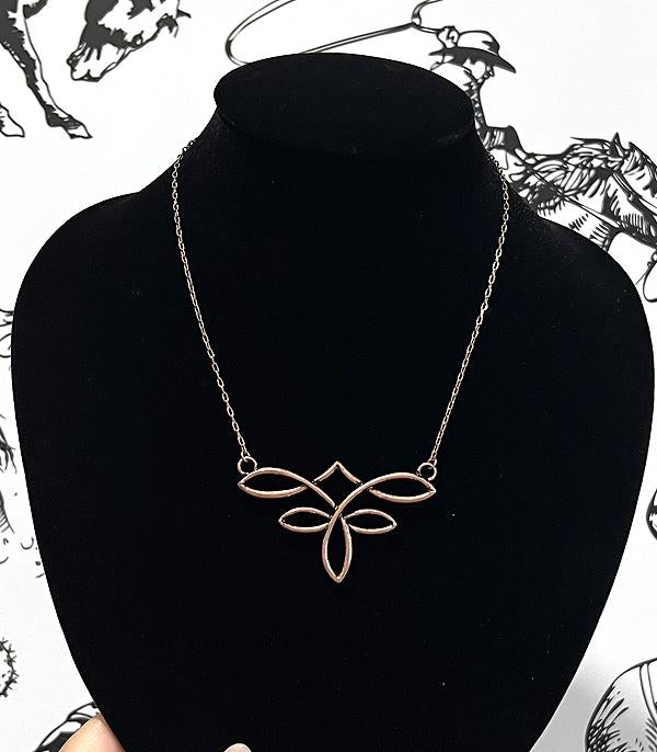 Boot stitch necklace