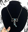 AB bow necklace