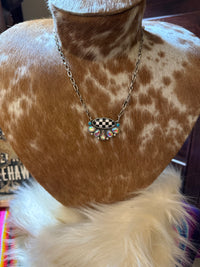Checkered necklace