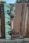 Boots & Burlap BLANKET  reversible
