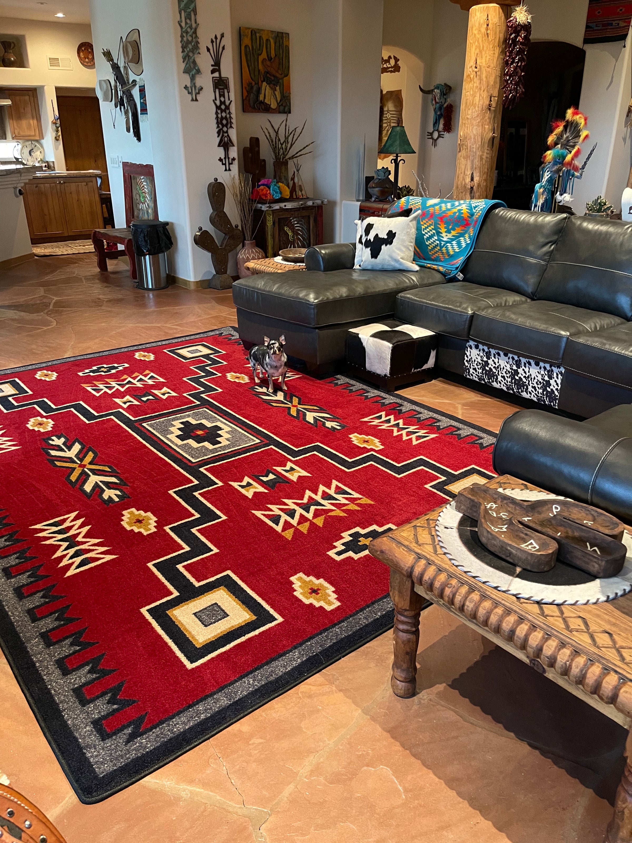 Old crow red area RUG