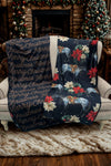 Branded Blu Christmas blanket  reversible