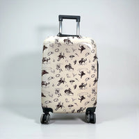 Western Rodeo rolling Luggage suitcase