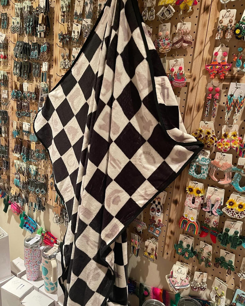 Square up Sheriff blanket softest plush blanket ever