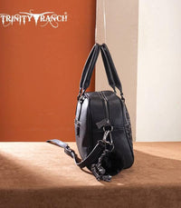 XL Trinity Ranch Cowhide Satchel purse