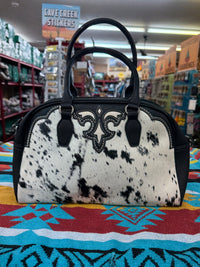 XL Trinity Ranch Cowhide Satchel purse