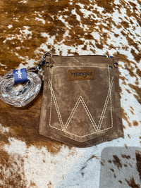 Wrangler denim pocket Crossbody purse