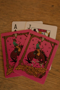 Pink outlaw PLAYING CARDS