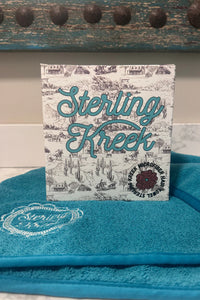 Turquoise Hair towel