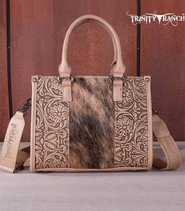 Trinity Ranch cowhide small CROSSBODY purse