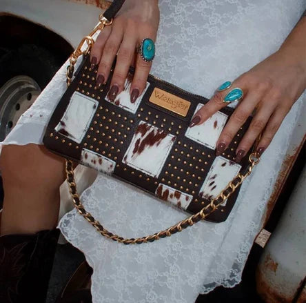 Wrangler patchwork bag   Coffee