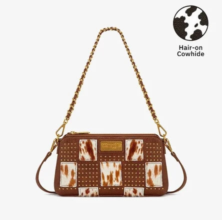 Wrangler patchwork bag   Brown