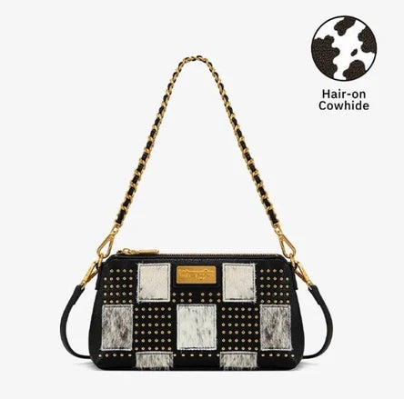 Wrangler patchwork bag   Black