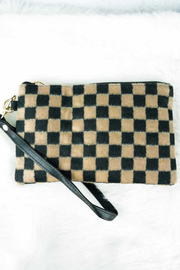 Checkmate wristlet pouch – Southwest Bedazzle